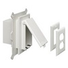 Show product details for DBVS1W Arlington Industries 1-Gang White O/D Receptacles Box