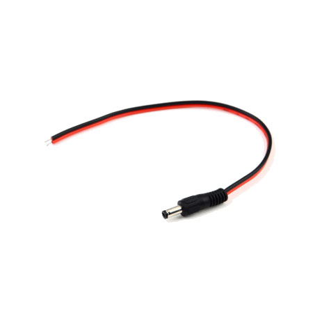 DCM21-6-10 Rainvision DC Power Pigtail Male Plug - 6 Inch Lead - 10 Pack