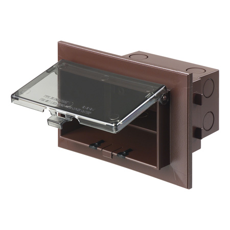 DHB1BR Arlington Industries 1-Gang InBox With Adapter Sleeve – Horizontal