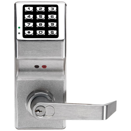 DL2875IC-3 Alarm Lock Electronic Digital Lock - Interchangeable core Regal - Polished Brass Finish