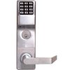 Show product details for DL3500CRL-10B Alarm Lock Trilogy Electronic Digital Mortise Locks - Straight lever classroom function Left Hand - Duronodic Finish