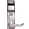 Show product details for DL3500DBL-26D Alarm Lock Trilogy Electronic Digital Mortise Locks - Straight lever deadbolt function Left Hand - Satin Chrome Finish