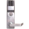 Show product details for DL3500DBR-26D Alarm Lock Trilogy Electronic Digital Mortise Locks - Straight lever deadbolt function Right Hand - Satin Chrome Finish