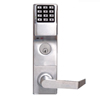 Show product details for DL4500DBL-10B Alarm Lock Electronic Digital Mortise Lock - Straight Lever Deadbolt Function Left Hand - Duronodic Finish