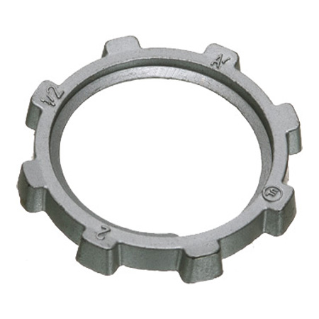 DLN9-50 Arlington Industries 3-1/2" Die-Cast Locknuts – Pack of 50