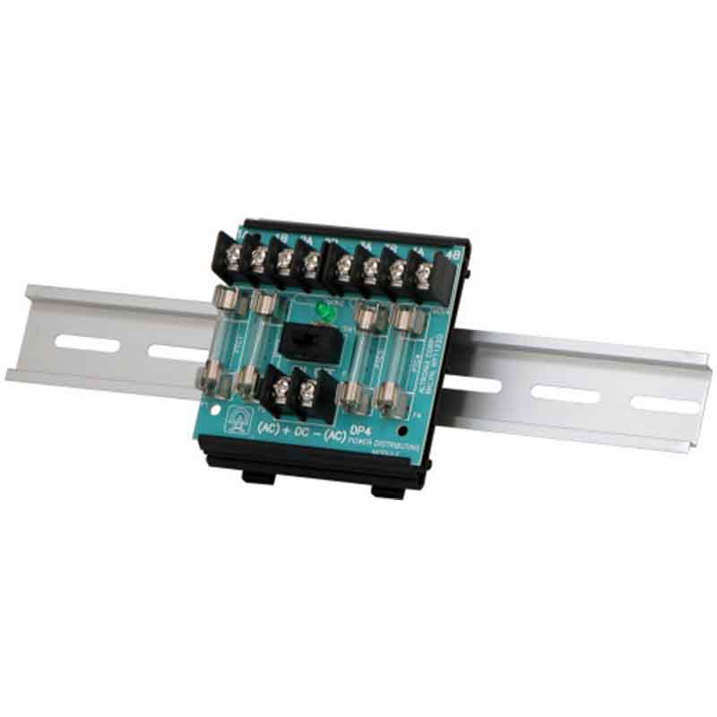 DP4 Altronix DIN Rail Mountable 4 Output Power Distribution Module - Fused Output