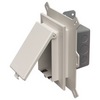 DSBVS1W Arlington Industries 1-Gang Siding InBox White