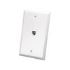Show product details for DSLWPWX Vanco Wall Plate DSL Filter White