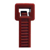 DTP6 L.H. Dottie 8" Air Handling Cable Ties - Plenum - Burgundy - Pack of 100