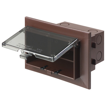 DVB1BR Arlington Industries 1-Gang Vertical InBox Kit