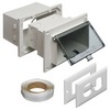 Show product details for DVB1C Arlington Industries 1-Gang Vertical InBox Kit Clear