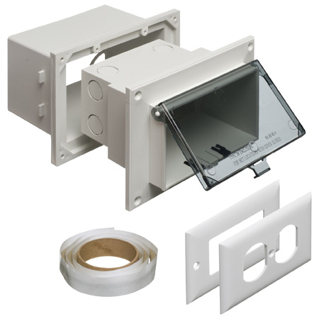 DVB1W Arlington Industries 1-Gang Vertical InBox Kit