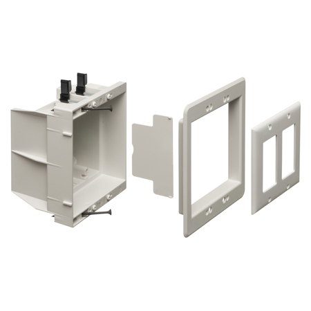 DVFR2W Arlington Industries 2-Gang Recessed Indoor InBox for New & Retrofit Construction