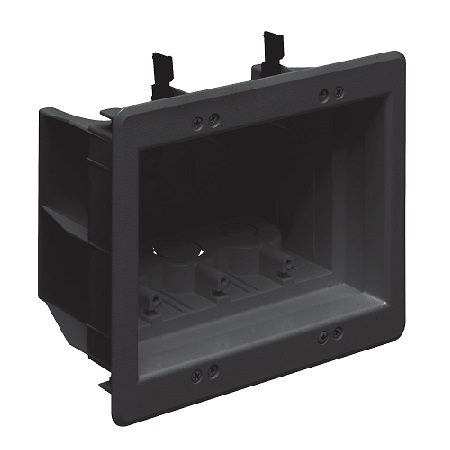DVFR3BL Arlington Industries Three Gang Inset Outlet