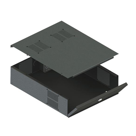 DVR-LB3 VMP Low Profile DVR Lockbox / Storage Lockbox 19" W x 21.2" D x 5.3" H