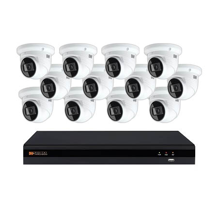 DW-VP16T9KIT412 Digital Watchdog 16 Channel NVR - 4TB w/ 12 x 5MP Outdoor Turret IP Security Cameras