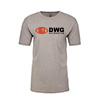 DWG 60% Cotton 40% Polyester Fitted T-Shirt - Light Gray - 2X-Large