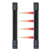 Show product details for E-9622-4B25 Seco-Larm 4 Beam 22" Curtain Sensor - Black