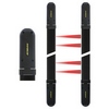 E-9661-6B190Q Seco-Larm Long-Range Barrier Sensor Six Pairs of Beams Black Enclosure