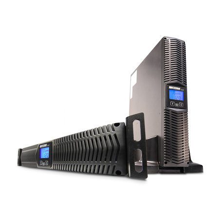 E1000RTXL2U Minuteman 1000 VA Line Interactive Rack/Wall/Tower UPS with 8 Outlets