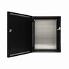 Show product details for E2M LifeSafety Power 16" W x 20" H x 4.5" D Steel Electrical Enclosure - Black with Mercury Back Plate