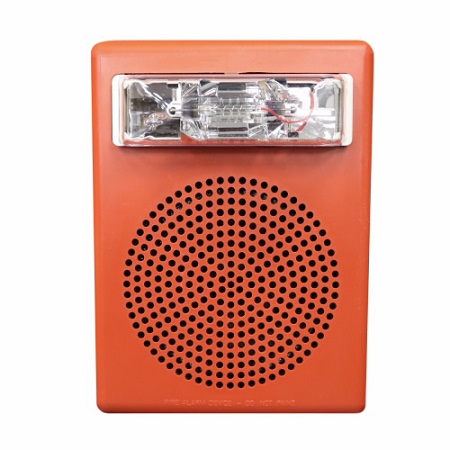 E50-24MCW-NW Cooper Wheelock 2W SPKR STRB,SQ, WALL,24VDC,15/30/75/110CD,NO LTR,WHT