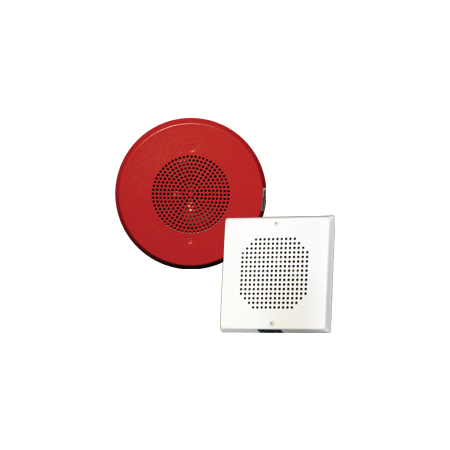 E90H-R Cooper Wheelock High Fidelity Ceiling Mount Metal Speaker - Red