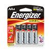 Show product details for E91BP-4 Energizer Max - Alkaline - AA - 4 Pack