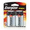 Show product details for E95BP-2 Energizer Max - Alkaline - D Battery - 2 Pack 