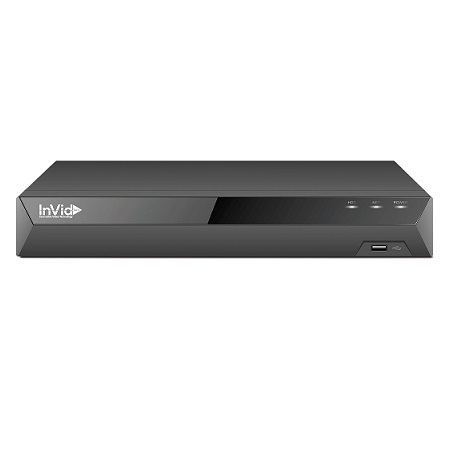 ED2A-4 InVid Tech 4 Channel HD-TVI/HD-CVI/AHD/Analog + 4 Channel IP DVR 60FPS @ 4MP - No HDD