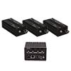 Show product details for EECF-3KT-B KBC Networks eCopper Kit for 2 PoE Cameras 10/100Mbps Auto-sensing PSE Ethernet over Coax Kit Consisting of 2 x EECF1-LS1-T-MN-B Transmitters 1 x EECF4-DN1-R-WN-B receiver and 1 x GST160A48 Power Supply