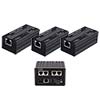 Show product details for EERF-3KT-B KBC Networks eCopper Kit for 3 PoE Cameras 10/100Mbps Auto-sensing PSE Ethernet over Twisted Pair Kit Consisting of 3 x EERF1-LS1-T-MN-B Transmitters 1 x EERF4-DN1-R-WN-B Receiver and 1 x GST160A48 Power Supply