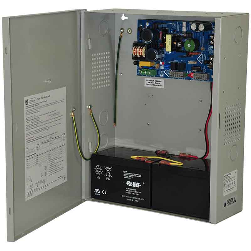 EFLOW4NXL Altronix 1 Channel 4Amp 24VDC or 4Amp 12VDC Power Supply in UL Listed NEMA 1 Indoor 12.25