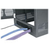 Show product details for EGR-RDC40 Middle Atlantic Cable Entry Rear Door Option for 40 Space EGR Racks, Black Finish