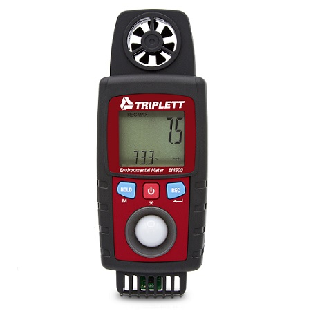EM300 Triplett 10-in-1 Environmental Meter with Air Flow