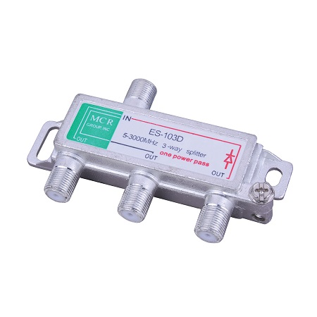 ES103DX Vanco 3-Way 3 GHz Digital Satellite Splitter