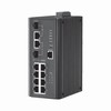 Show product details for ESMGS8-C2-D KBC Networks 8G+2G Port Managed Industrial Ethernet Gigabit Switch with PoE+ 8 PoE+ ports
