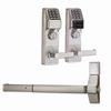 Show product details for ETPLS1G-26DC50 Alarm Lock Exit Trim Lock - Straight 1 3/4" Standard - Satin Chrome Finish