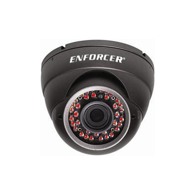 [DISCONTINUED] EV-2726-N3GQ Seco-Larm 3.6mm 700TVL Vandal IR Day/Night WDR Rollerball Security Camera 12VDC - Gray