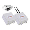 Show product details for EV-5815HSR VideoComm Technologies 2.8mm 30FPS @ 1080p Outdoor WDR Mini Dome Elevator IP Security Camera Wireless Kit with 1 x Transmitter and 1 x Sensor Receiver