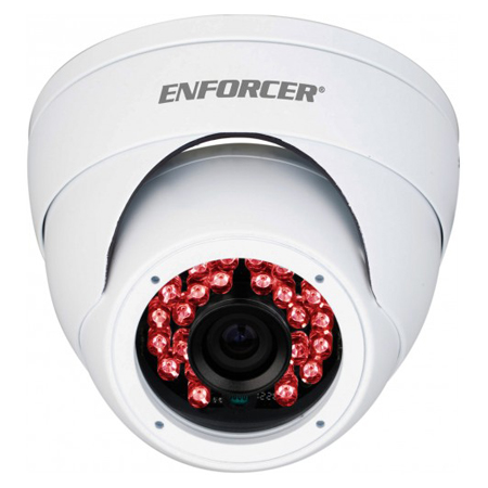 EV-Y2201-A2WQ Seco-Larm 2.8mm 30FPS @ 1080p Outdoor IR Day/Night Rollerball HD-TVI/HD-CVI/AHD/Analog Camera 12VDC - White