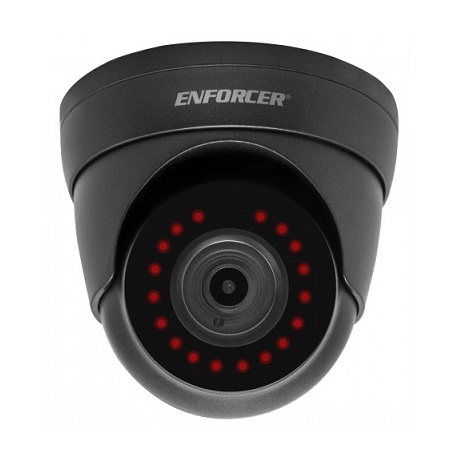 EV-Y2501-A2GQ Seco-Larm 2.8mm 20FPS @ 5MP Outdoor IR DWDR Turret HD-TVI/HD-CVI/AHD/Analog Camera 12VDC - Gray