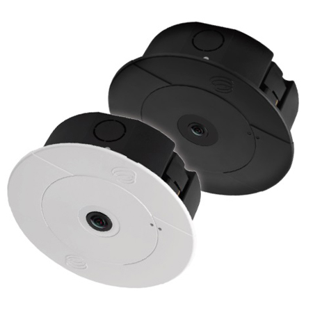 EVO-05NRD Pelco 10FPS @ 4MP Indoor WDR Panoramic IP Security Camera 12VDC/POE - White