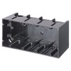 Show product details for F104-10 Arlington Industries 4-Gang Screw Mount Device Box - Pack of 10