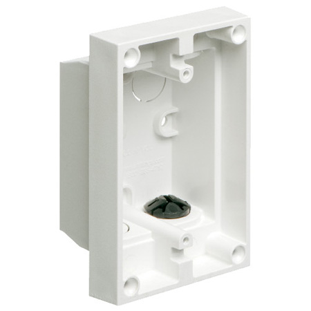 F22-50 Arlington Industries 1-Gang Outlet Box Retro White - Pack of 50