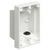 Show product details for F220-10 Arlington Industries 1-Gang Outlet Box Retro White - Pack of 10