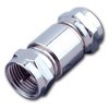 Show product details for F71B Vanco Adapter Double Male F Connector Nickel