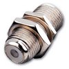 Show product details for F812GX Vanco Adapter Double Female F Connector 2 GHz Nickel Blue