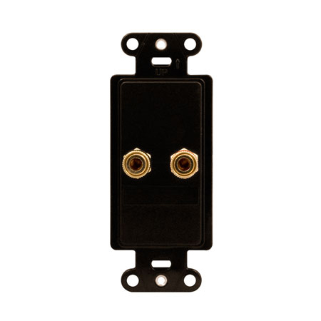 F9006-BR-06 Legrand On-Q Universal Single Speaker Outlet Strap Brown - 6 Pack