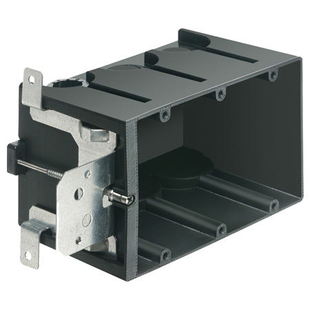 FA103-10 Arlington Industries 3-Gang Screw Mount Adaptor Box - Pack of 10